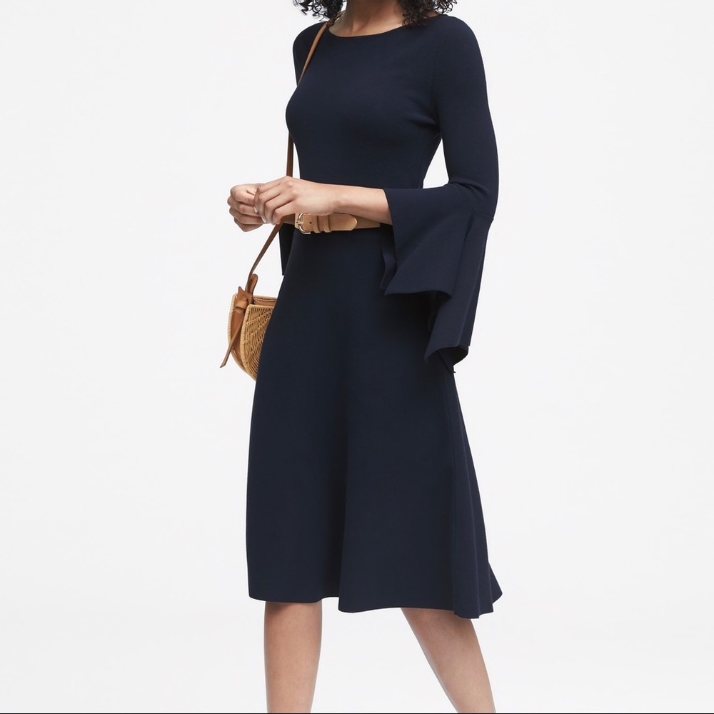 Banana republic Navy knit dress